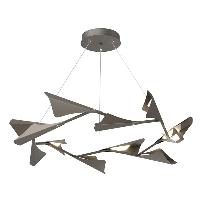 Hubbardton Forge - 135008-LED-STND-20-07 - LED Pendant - Plume - Natural Iron