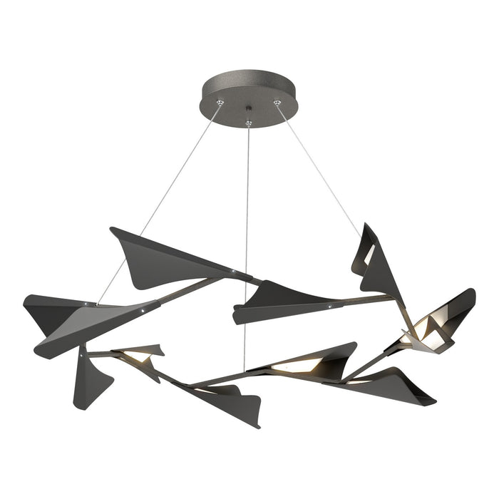 Hubbardton Forge - 135008-LED-STND-20-10 - LED Pendant - Plume - Natural Iron