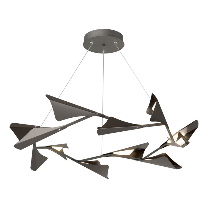 Hubbardton Forge - 135008-LED-STND-20-14 - LED Pendant - Plume - Natural Iron