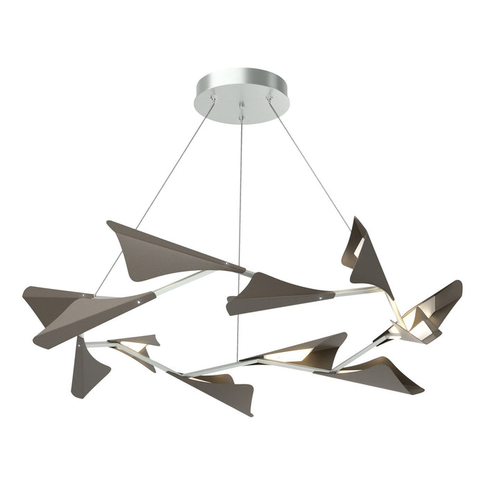 Hubbardton Forge - 135008-LED-STND-82-07 - LED Pendant - Plume - Vintage Platinum