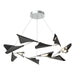 Hubbardton Forge - 135008-LED-STND-82-10 - LED Pendant - Plume - Vintage Platinum