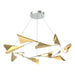 Hubbardton Forge - 135008-LED-STND-82-86 - LED Pendant - Plume - Vintage Platinum