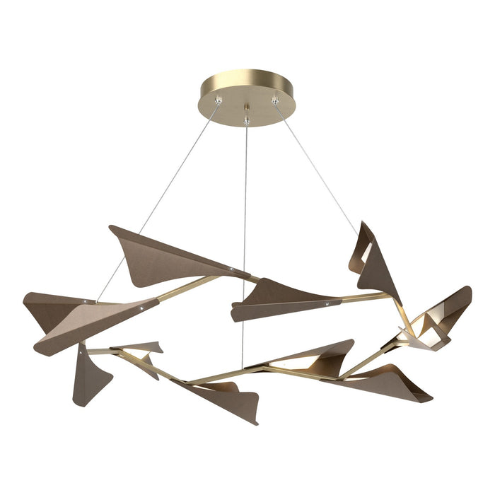 Hubbardton Forge - 135008-LED-STND-84-05 - LED Pendant - Plume - Soft Gold