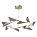 Hubbardton Forge - 135008-LED-STND-84-07 - LED Pendant - Plume - Soft Gold