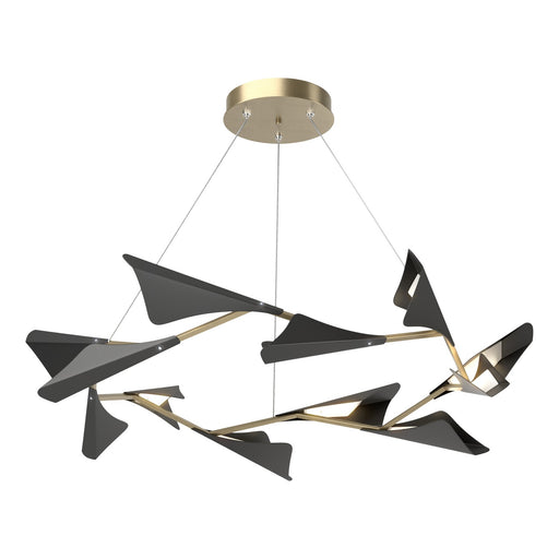 Plume LED Pendant Soft Gold