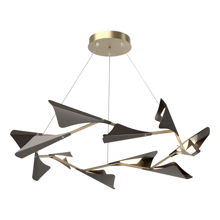 Hubbardton Forge - 135008-LED-STND-84-14 - LED Pendant - Plume - Soft Gold