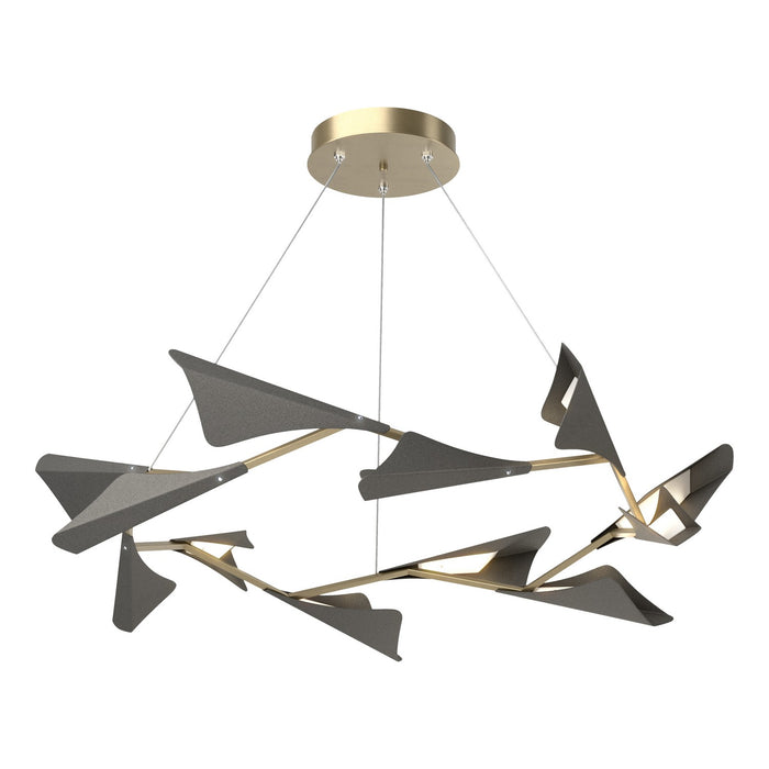 Hubbardton Forge - 135008-LED-STND-84-20 - LED Pendant - Plume - Soft Gold