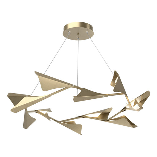 Plume LED Pendant Soft Gold