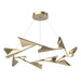 Hubbardton Forge - 135008-LED-STND-84-84 - LED Pendant - Plume - Soft Gold