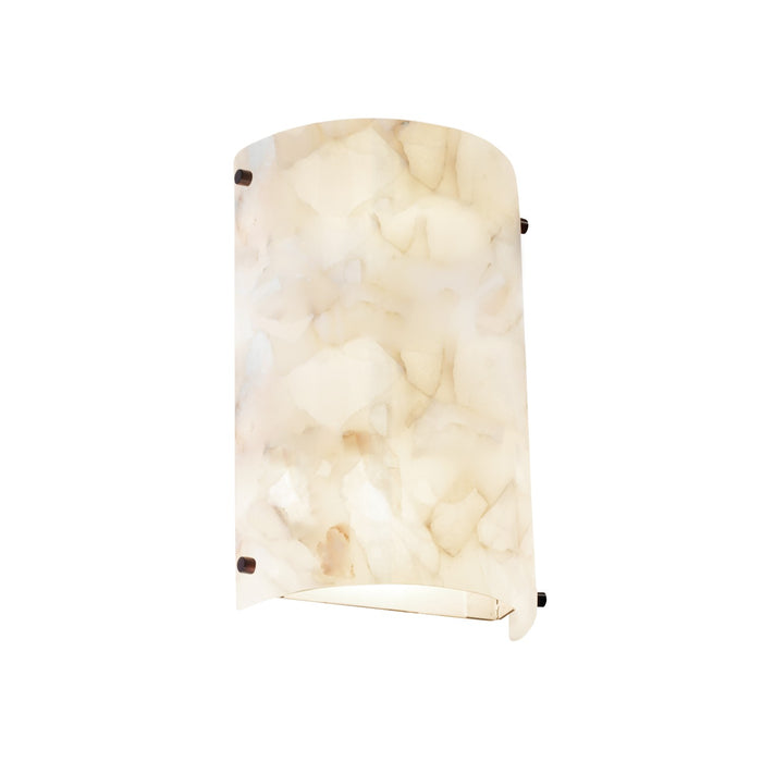 Justice Designs - ALR-5542W-DBRZ - One Light Outdoor Wall Sconce - Alabaster Rocks - Dark Bronze