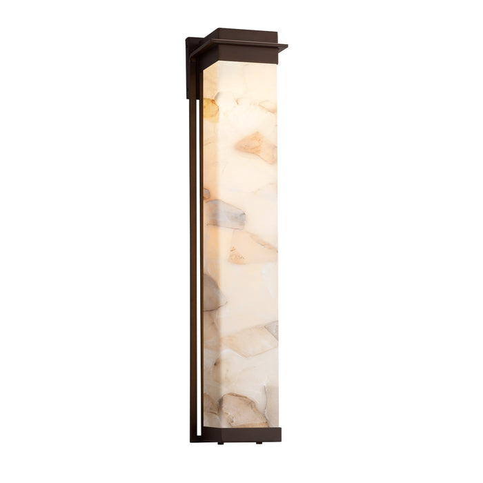 Justice Designs - ALR-7546W-DBRZ - LED Outdoor Wall Sconce - Alabaster Rocks - Dark Bronze