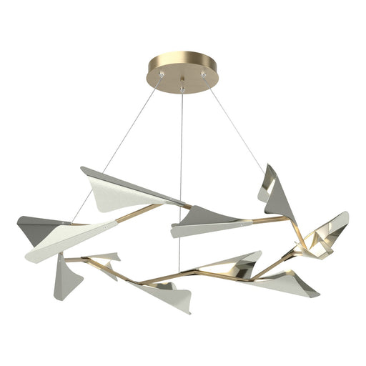 Plume LED Pendant Soft Gold