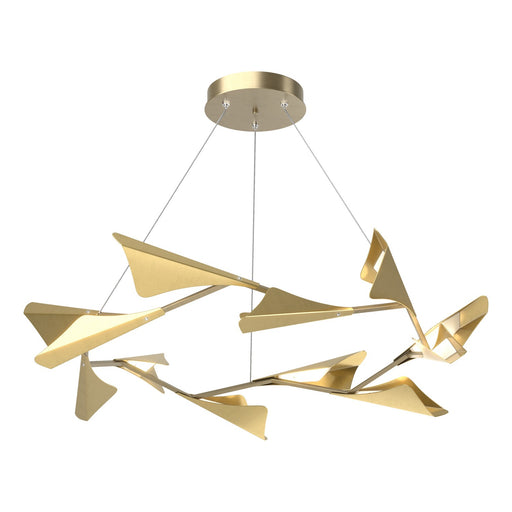 Hubbardton Forge - 135008-LED-STND-84-86 - LED Pendant - Plume - Soft Gold