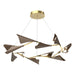 Hubbardton Forge - 135008-LED-STND-86-05 - LED Pendant - Plume - Modern Brass