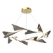 Hubbardton Forge - 135008-LED-STND-86-07 - LED Pendant - Plume - Modern Brass