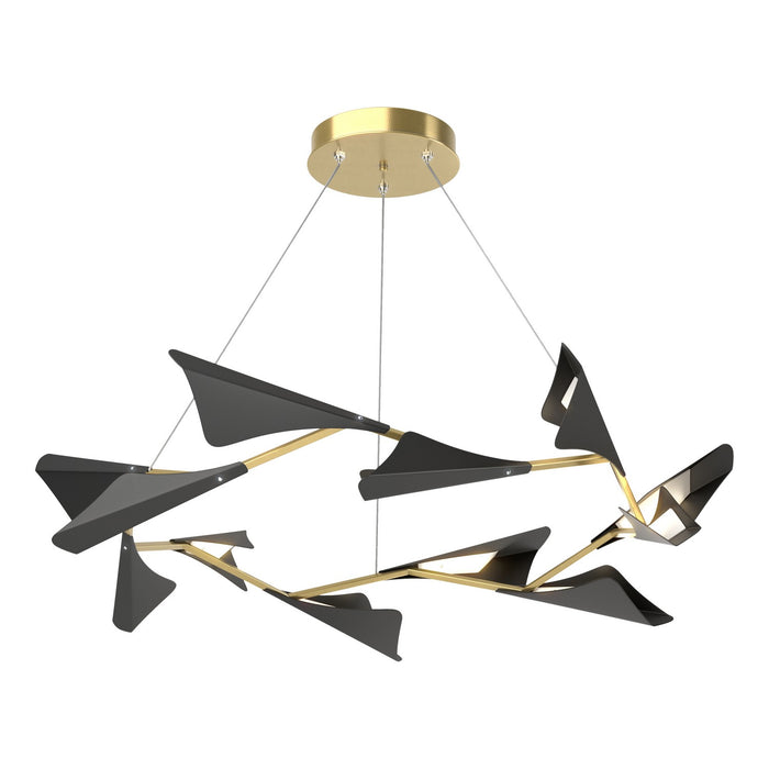 Hubbardton Forge - 135008-LED-STND-86-10 - LED Pendant - Plume - Modern Brass