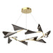 Hubbardton Forge - 135008-LED-STND-86-14 - LED Pendant - Plume - Modern Brass