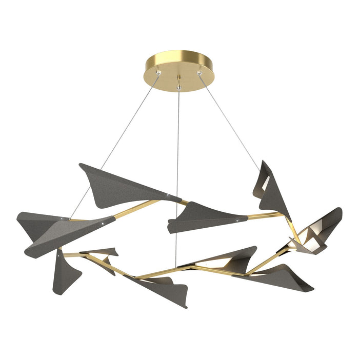 Hubbardton Forge - 135008-LED-STND-86-20 - LED Pendant - Plume - Modern Brass