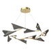 Hubbardton Forge - 135008-LED-STND-86-20 - LED Pendant - Plume - Modern Brass