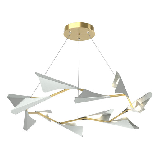 Hubbardton Forge - 135008-LED-STND-86-82 - LED Pendant - Plume - Modern Brass