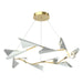 Hubbardton Forge - 135008-LED-STND-86-82 - LED Pendant - Plume - Modern Brass