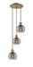 Innovations - 113B-3P-AB-G556-6SM - Three Light Pendant - Ballston - Antique Brass