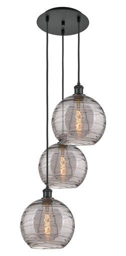 Ballston Three Light Pendant Matte Black