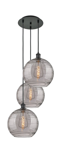 Ballston Three Light Pendant Matte Black