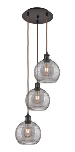 Ballston Three Light Pendant Oil Rubbed Bronze
