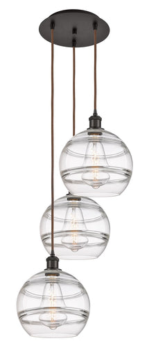 Ballston Three Light Pendant Oil Rubbed Bronze