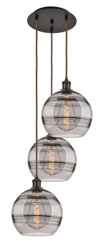 Ballston Three Light Pendant Oil Rubbed Bronze
