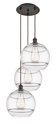 Ballston Three Light Pendant Oil Rubbed Bronze