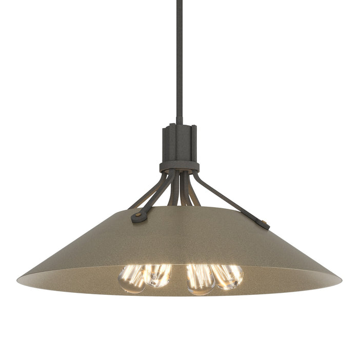 Hubbardton Forge - 136340-SKT-MULT-20-84 - Four Light Pendant - Henry - Natural Iron