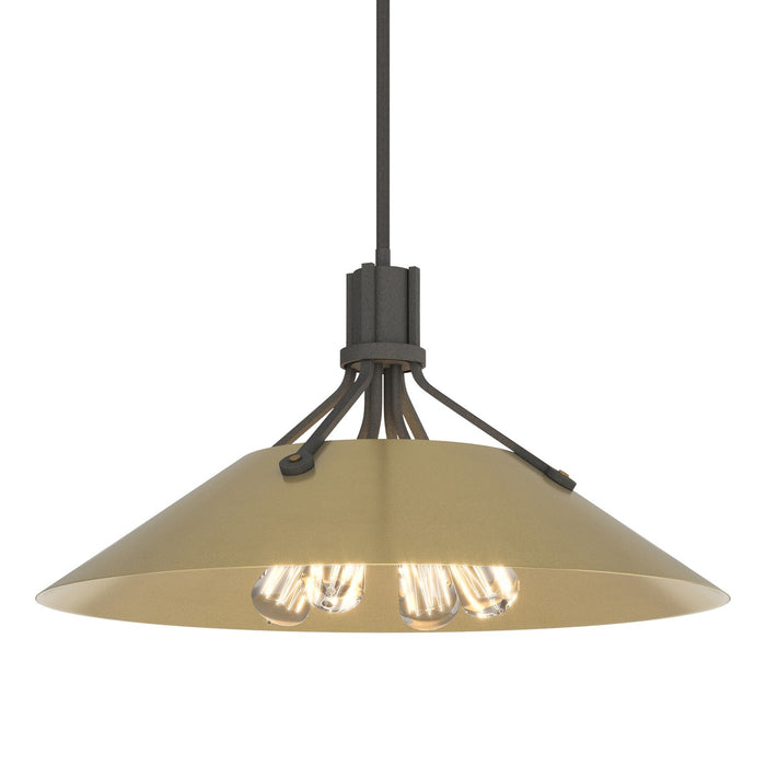 Hubbardton Forge - 136340-SKT-MULT-20-86 - Four Light Pendant - Henry - Natural Iron