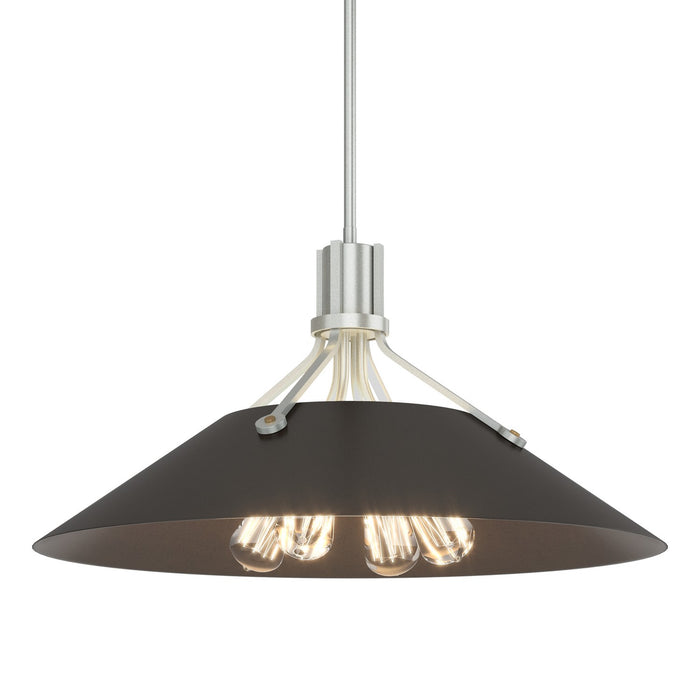 Hubbardton Forge - 136340-SKT-MULT-82-14 - Four Light Pendant - Henry - Vintage Platinum