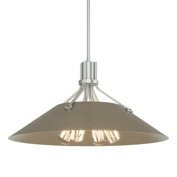 Hubbardton Forge - 136340-SKT-MULT-82-84 - Four Light Pendant - Henry - Vintage Platinum
