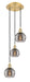 Innovations - 113B-3P-SG-G556-6SM - Three Light Pendant - Ballston - Satin Gold