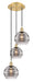 Innovations - 113B-3P-SG-G556-8SM - Three Light Pendant - Ballston - Satin Gold