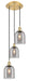 Innovations - 113B-3P-SG-G558-6SM - Three Light Pendant - Ballston - Satin Gold