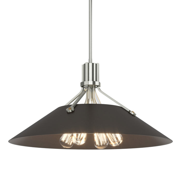 Hubbardton Forge - 136340-SKT-MULT-85-14 - Four Light Pendant - Henry - Sterling