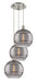 Innovations - 113B-3P-SN-G556-12SM - Three Light Pendant - Ballston - Brushed Satin Nickel