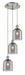 Innovations - 113B-3P-SN-G558-6SM - Three Light Pendant - Ballston - Brushed Satin Nickel