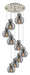 Innovations - 119-410-1PS-SN-G410-8SM - Eight Light Pendant - Newton - Brushed Satin Nickel