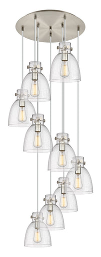 Downtown Urban Nine Light Pendant