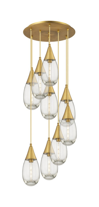 Innovations - 119-450-1P-BB-G450-6CL - LED Pendant - Downtown Urban - Brushed Brass