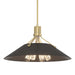 Hubbardton Forge - 136340-SKT-MULT-86-14 - Four Light Pendant - Henry - Modern Brass