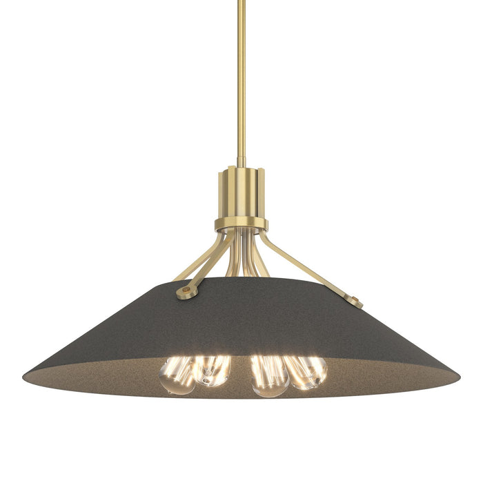 Hubbardton Forge - 136340-SKT-MULT-86-20 - Four Light Pendant - Henry - Modern Brass