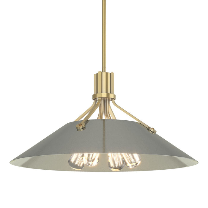 Hubbardton Forge - 136340-SKT-MULT-86-85 - Four Light Pendant - Henry - Modern Brass