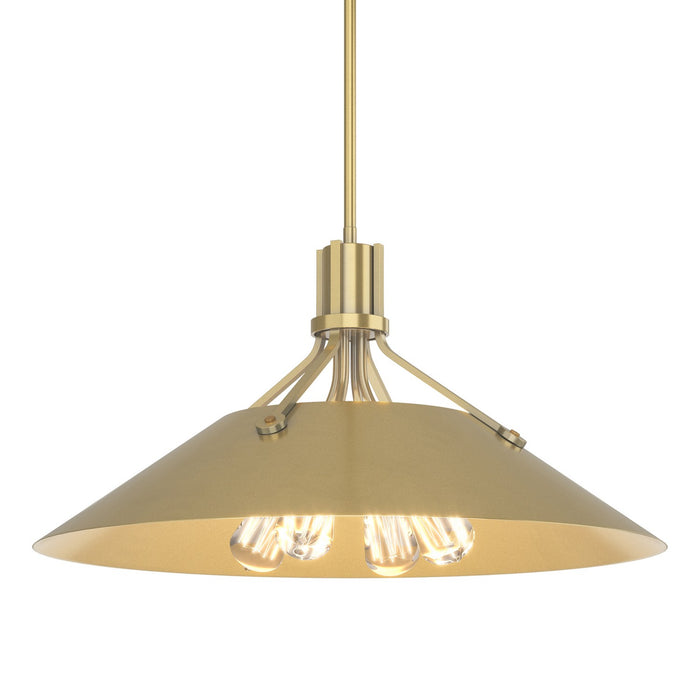 Hubbardton Forge - 136340-SKT-MULT-86-86 - Four Light Pendant - Henry - Modern Brass