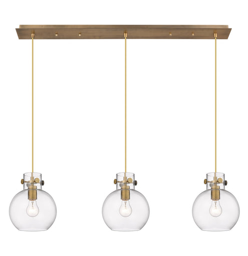 Downtown Urban Three Light Linear Pendant